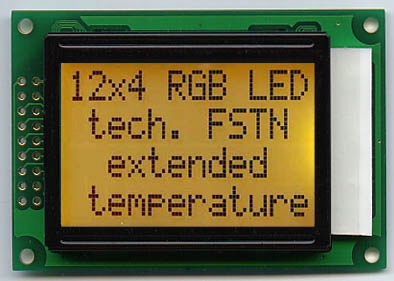 

Art Nowe LCD 4x12 K/rgb każdy kolor Tła