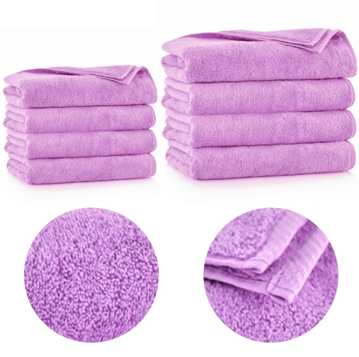 

Komplet 8x Ręczniki 50x100 70x140 Frotte Kąpielowe