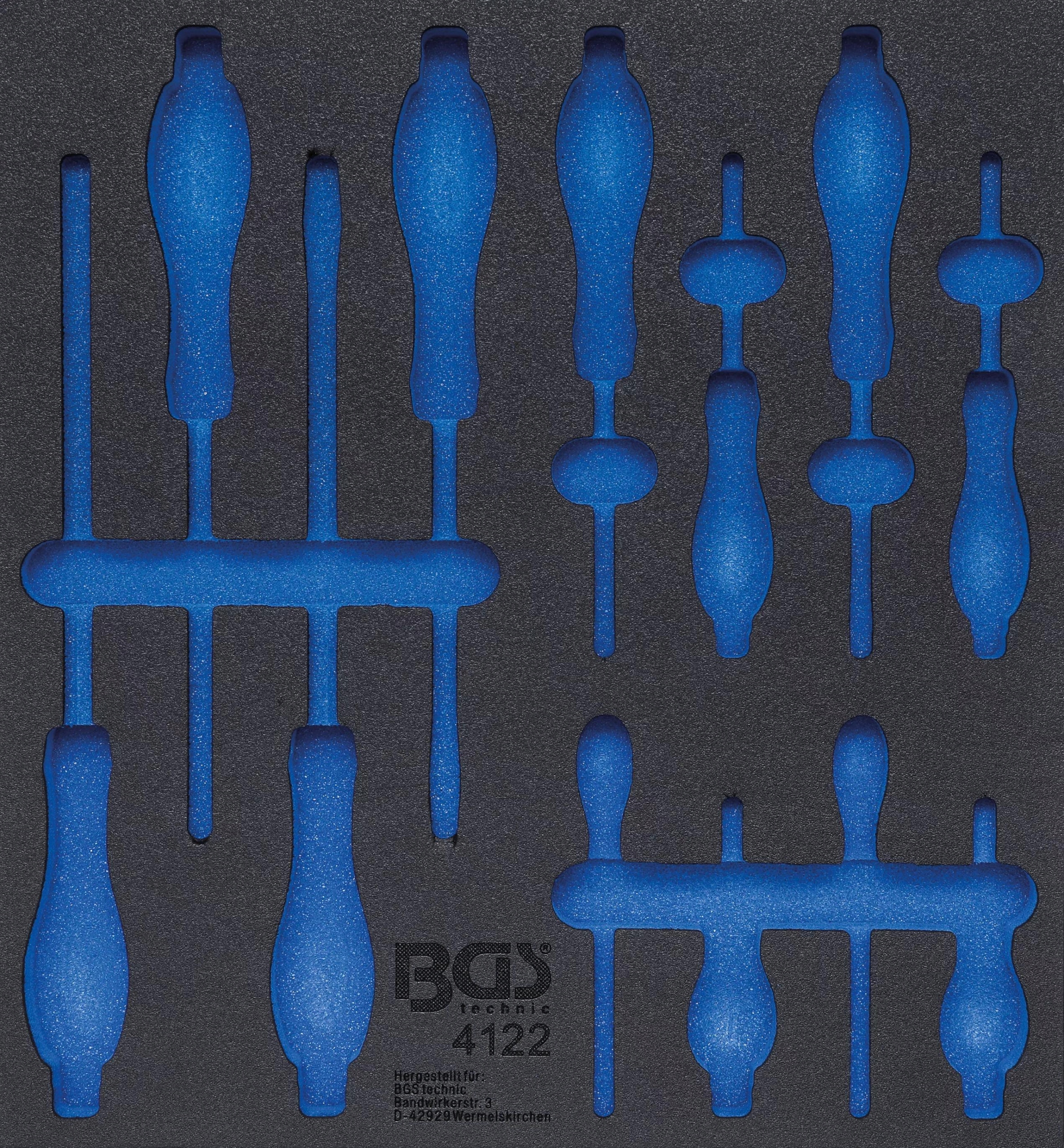 Vložka do zásuvky 2/3 prázdná pro Bgs 4122, Bgs 4122-1