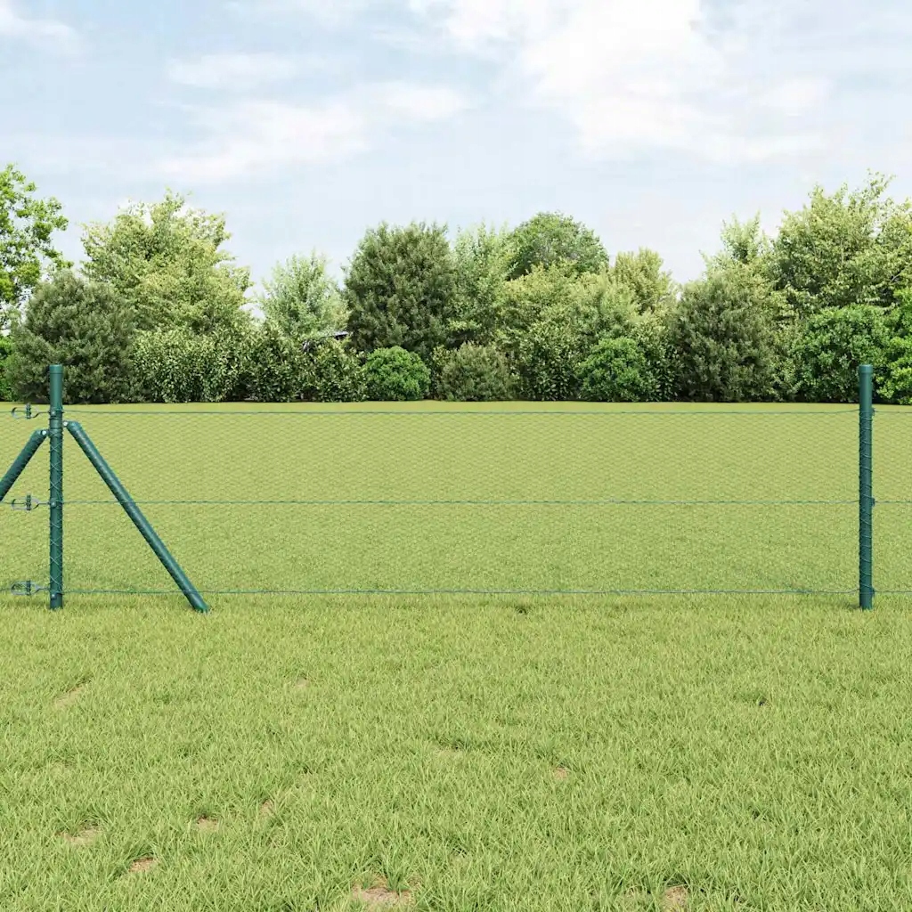 Plot s příspěvky Zelená 0.8 x 10 m Ocel potažená Pvc Zelená 3352632
