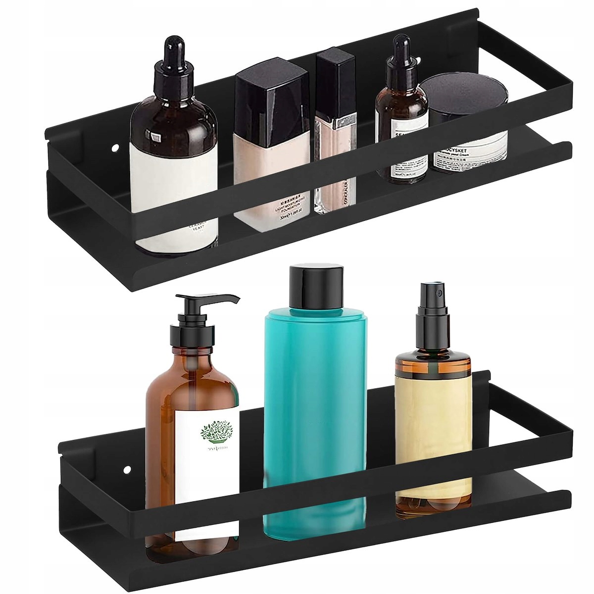 

Zestaw 2 Szt Półka Wisząca Loft Ścienna Łazienkowa