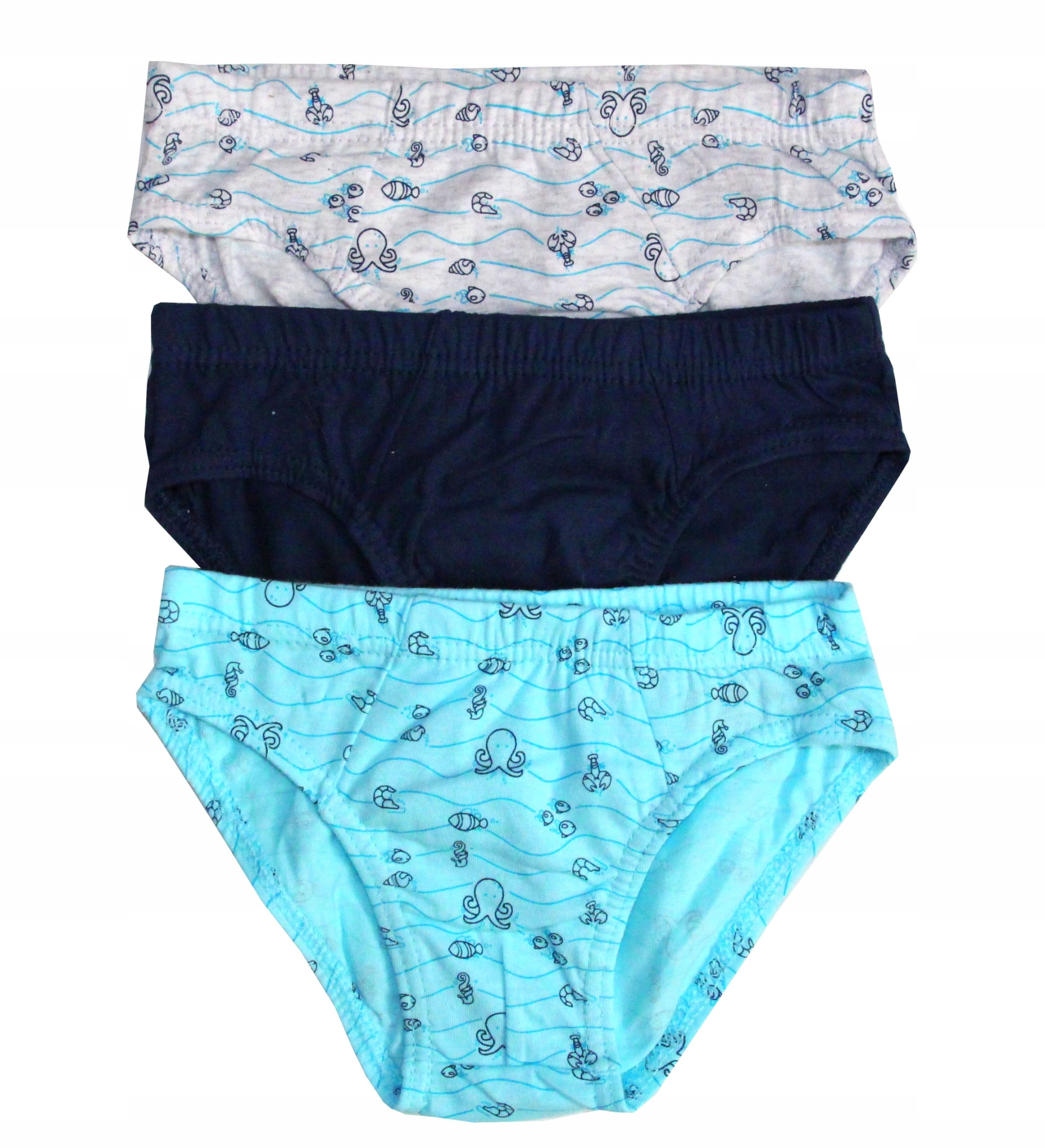 

3 Pack Majtki Slipki Kolory Wzory MIX 110/116