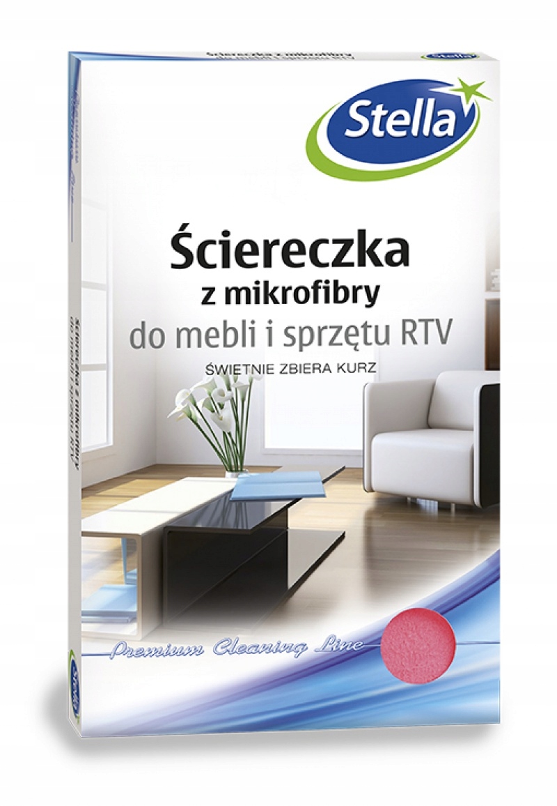 

Ściereczka z mikrofibry do mebli i sprzętu Rtv