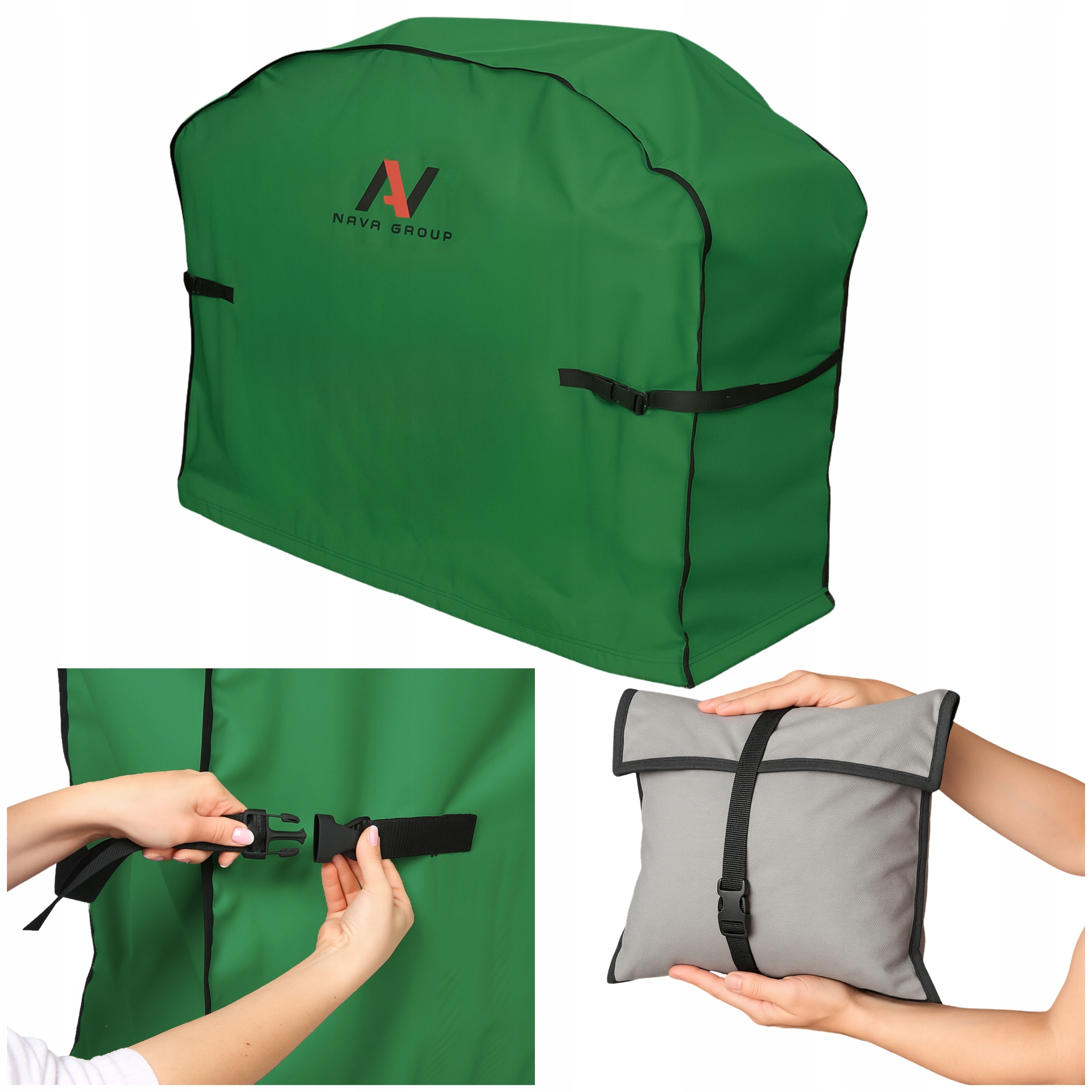 Ochranný obal na plynový gril Voděodolný Uv zahradní 126x52x101 Pásy