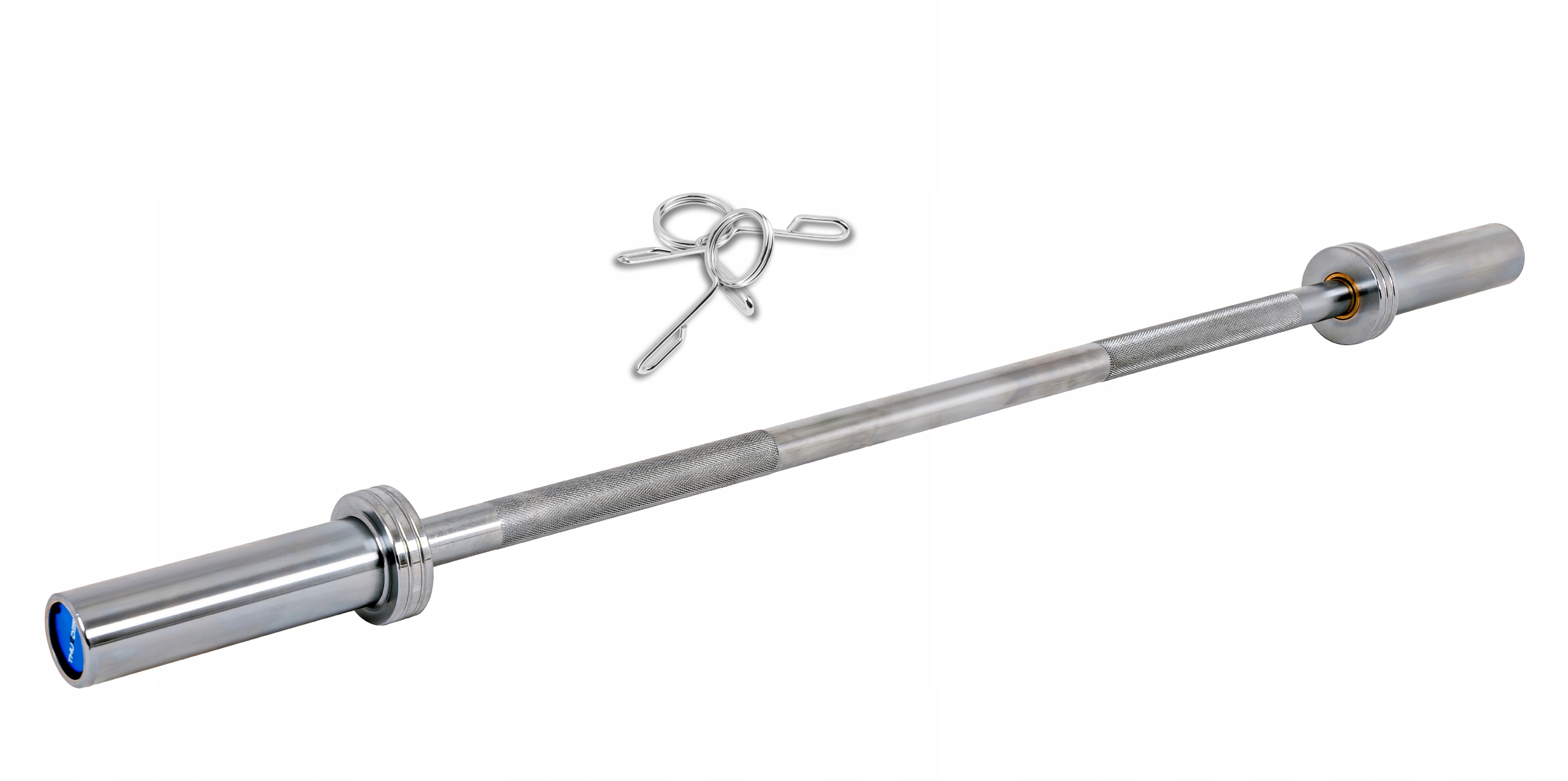 Gryf prosty olimpijski 120cm solidny 50mm wytrzymały chromowany do ćwiczeń