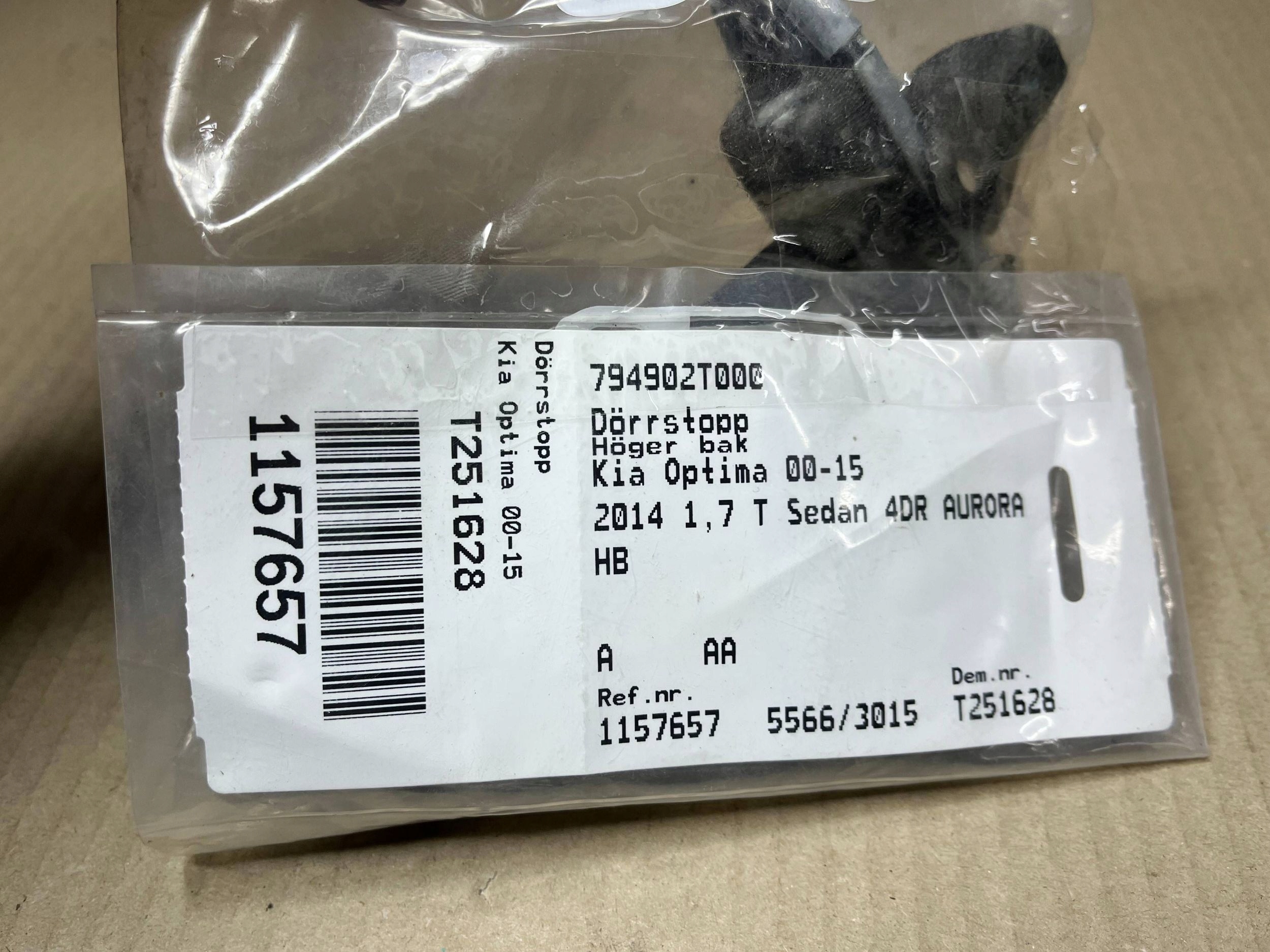 limiter door KIA Optima 794902T000