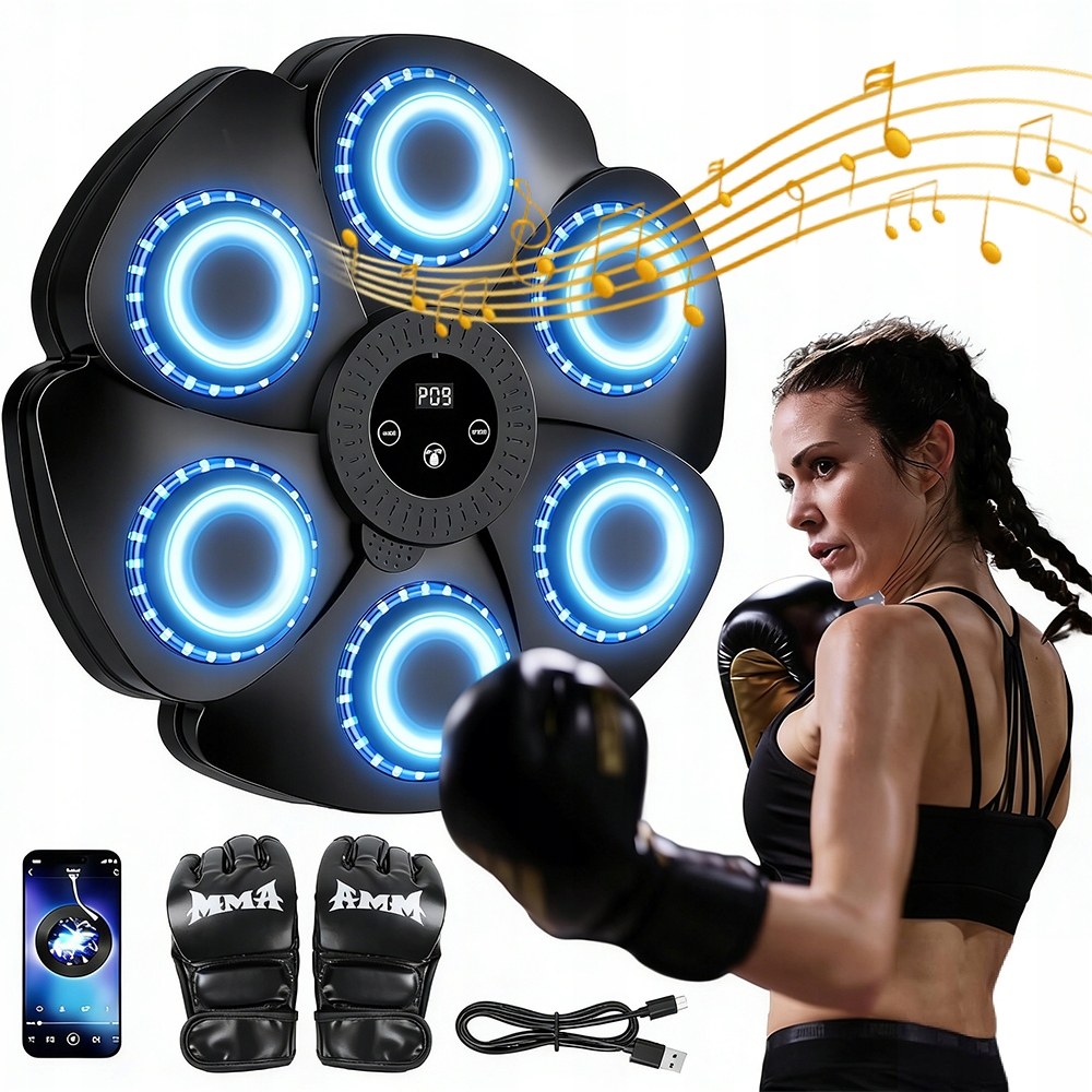 Maszyna Bokserska Z Systemem Amortyzującym I Licznikiem Uderzeń