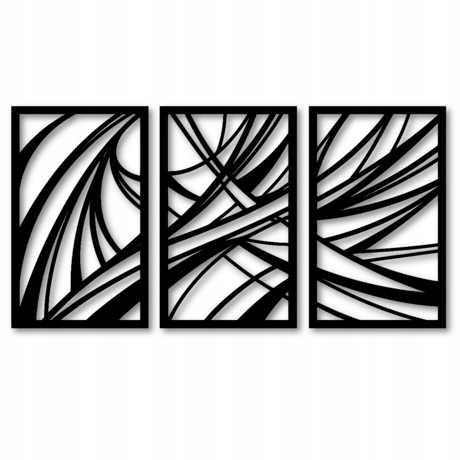 Ažurový Obraz Na Zeď 120 cm Moderní Dekorace Do Obývacího Pokoje Minimalismus