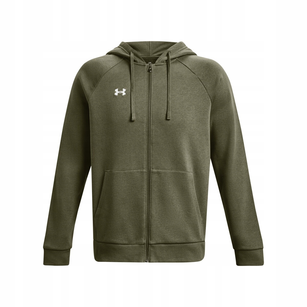 Under Armour Mikina Ua Rival Fleece Fz Hoodie-GRN zelená