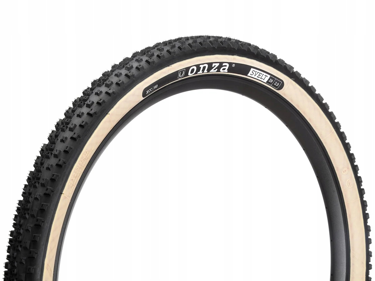 Opona Onza Svelt 29" 29x2,30 mieszanka 60a ścianka XCC 780g XC Mtb skinwall