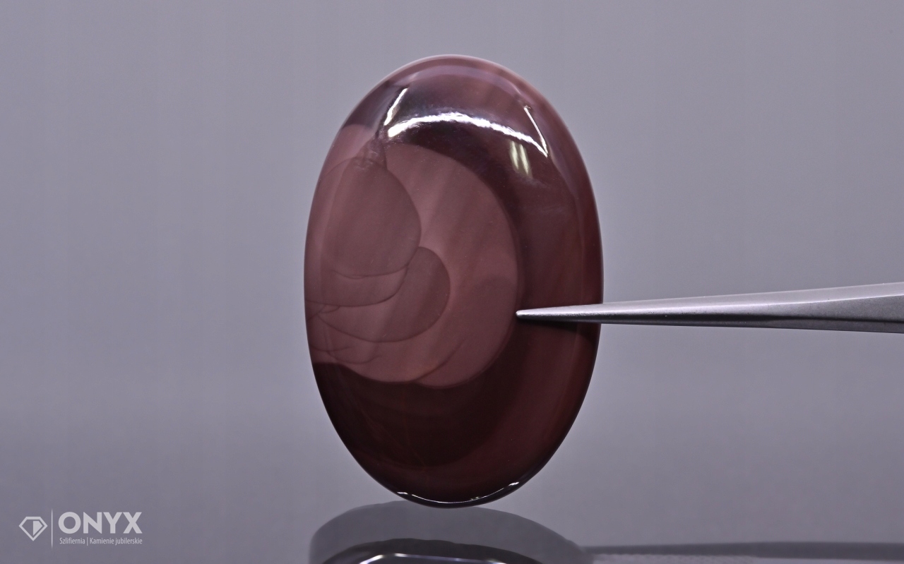 Jaspis Imperial nízký kabošon ovál 34,5x22,5 mm