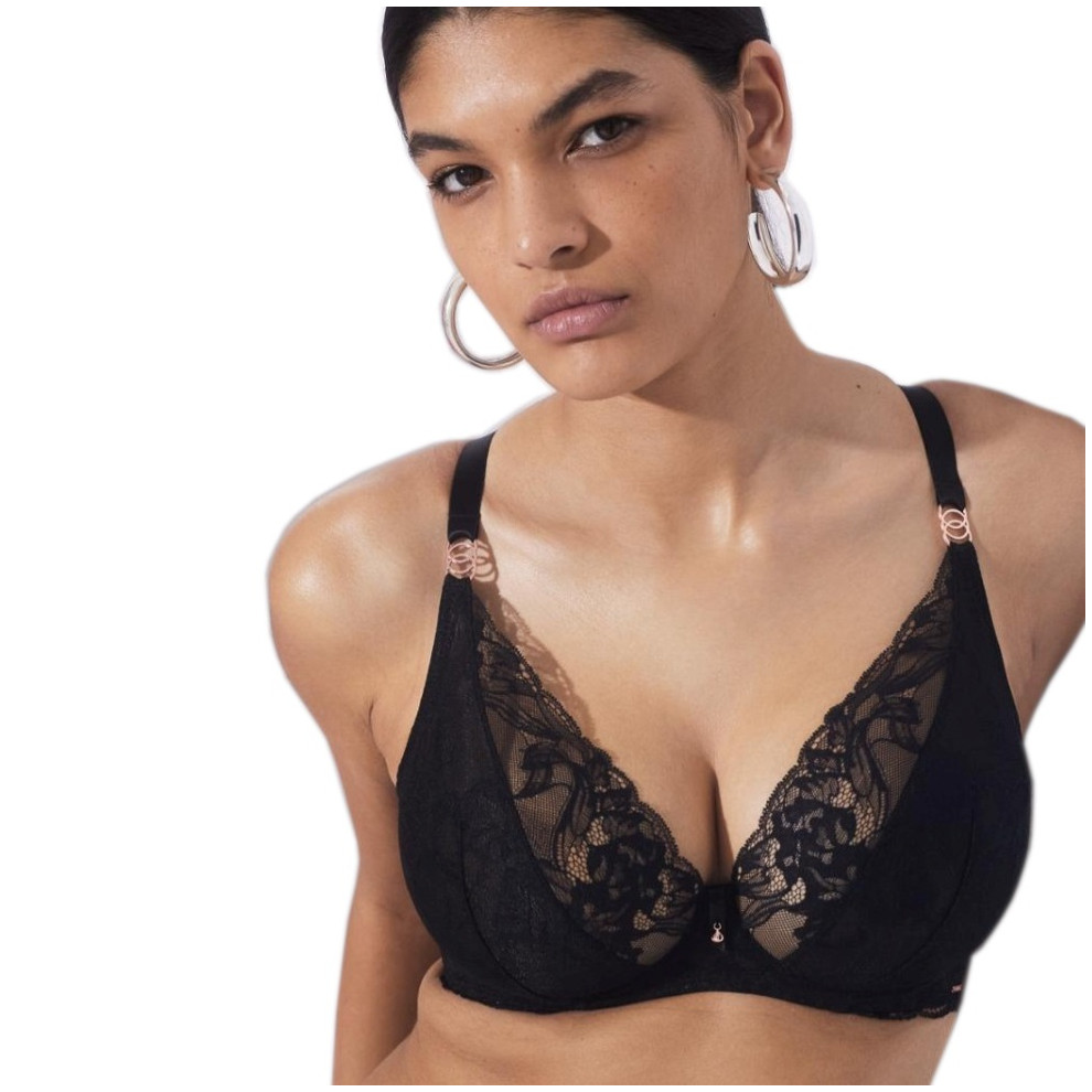 75C * Biustonosz Alles Sublime Soft Czarny Miękki