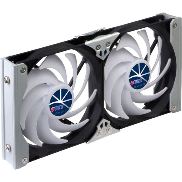 Dvojitý ventilátor pro ledničku Titan SC09 120 mm–Výkonné chlazení 12V/24V