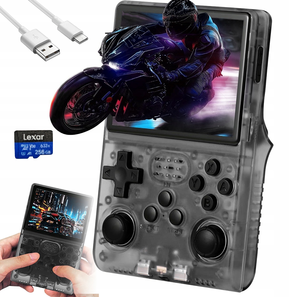 Konsola Gier Przenośna 30000 Gier 3.5 Cala Hd Ekran Retro Joystick