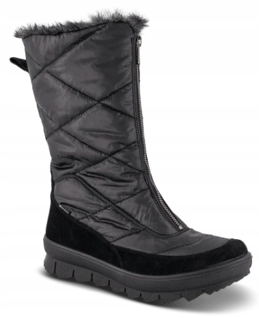 Legero Zimní Sněhule Černé S Kožíškem A Zipem 37 6AD