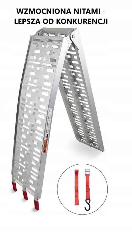 Nájezd Rampa Příjezdová cesta Motocykl Quad sekačka Nosnost 340 kg 228 cm zesílená