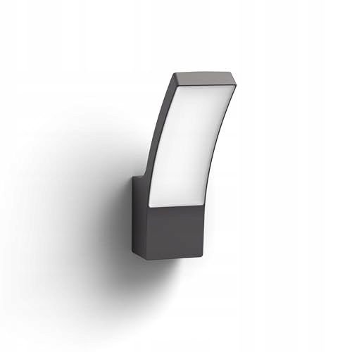 PHILIPS Splay Lampa Zewnętrzna LED Antracytowa Zimna Biała 12W IP44 4000K — miniatura 2