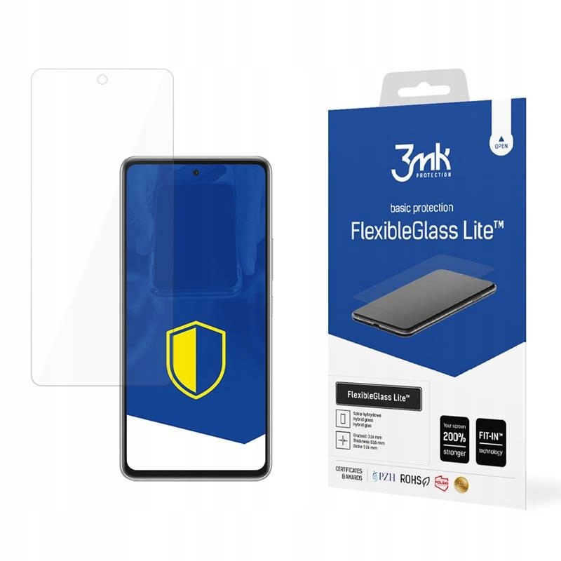 Szkło Hybrydowe Na Ekran Do Galaxy A53 5G, 3MK, Ochronne na Wyświetlacz