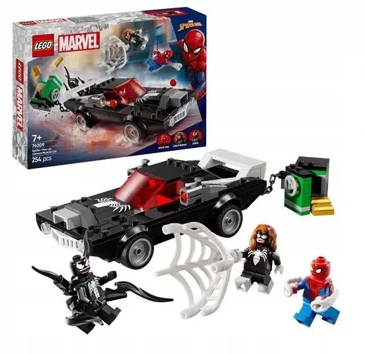 Lego Marvel Spider-Man vs. Venomovo muscle car 76309