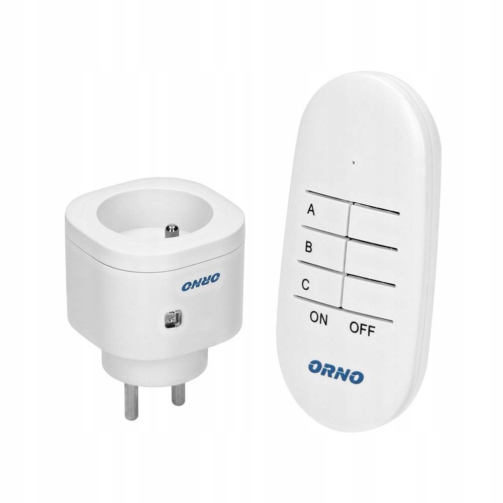 

Bezprzewodowe gniazdo mini sterowane pilotem 1+1