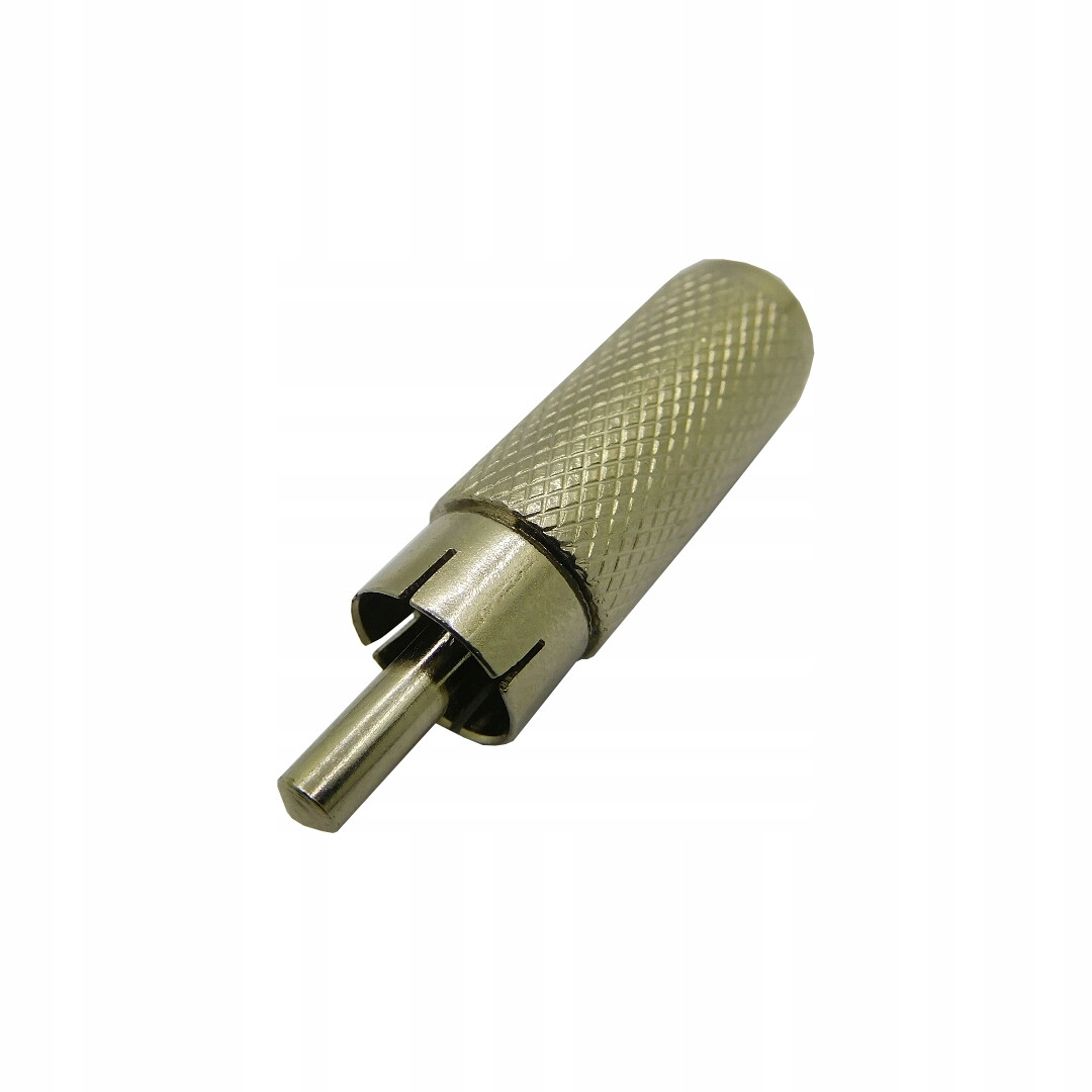 

Adapter gniazdo jack 3,5 - wtyk Rca metal mono