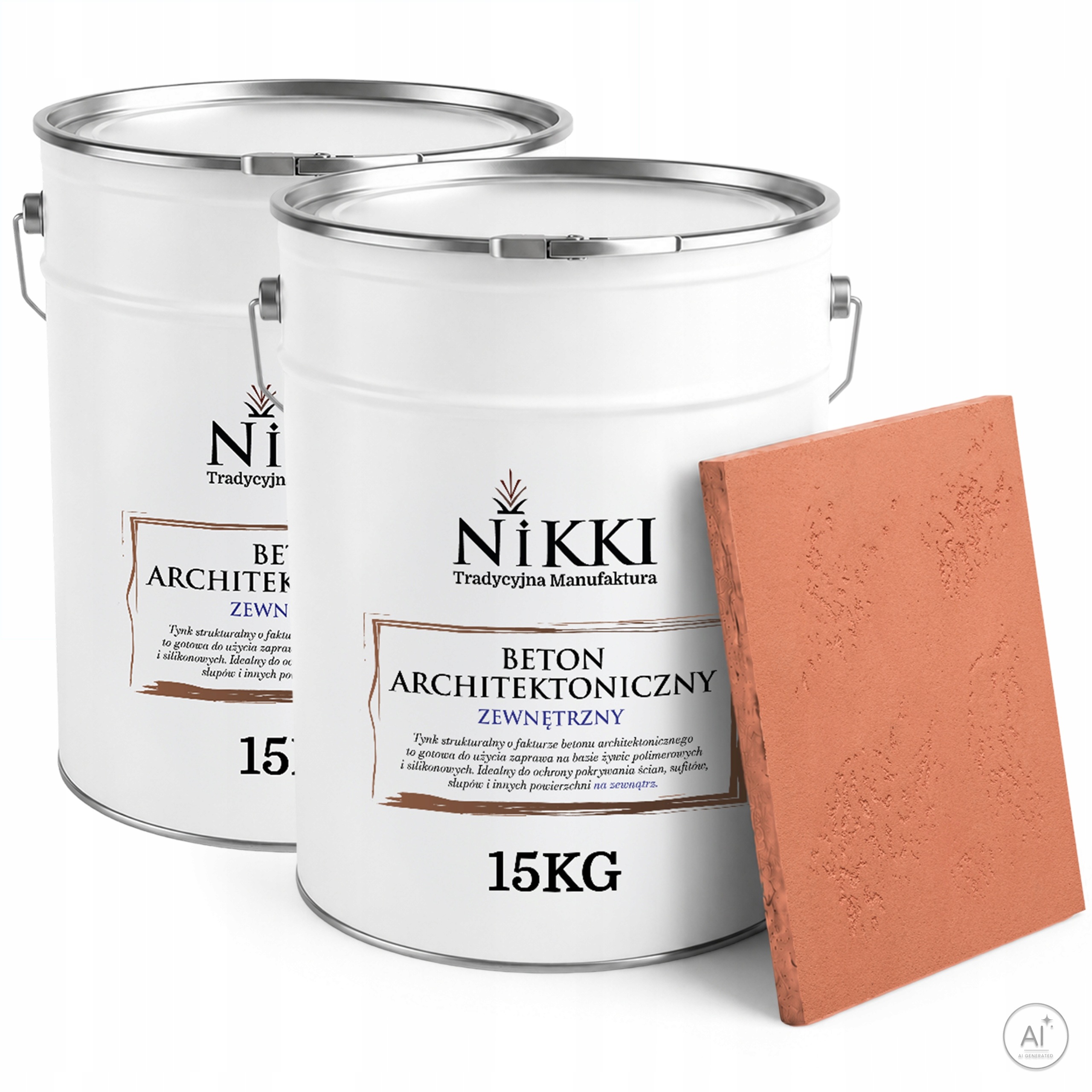Fasádní omítka s vnější strukturou Betonu 2x 15 kg Pudrová Růžová F315
