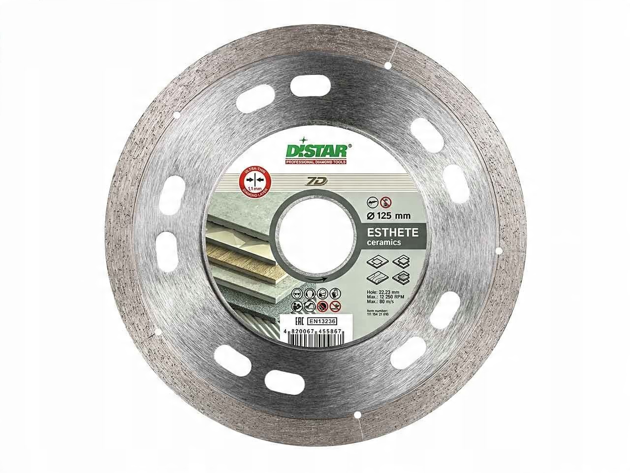 

Distar Esthete 125mm 1,1mm Grubości Precyzyjna