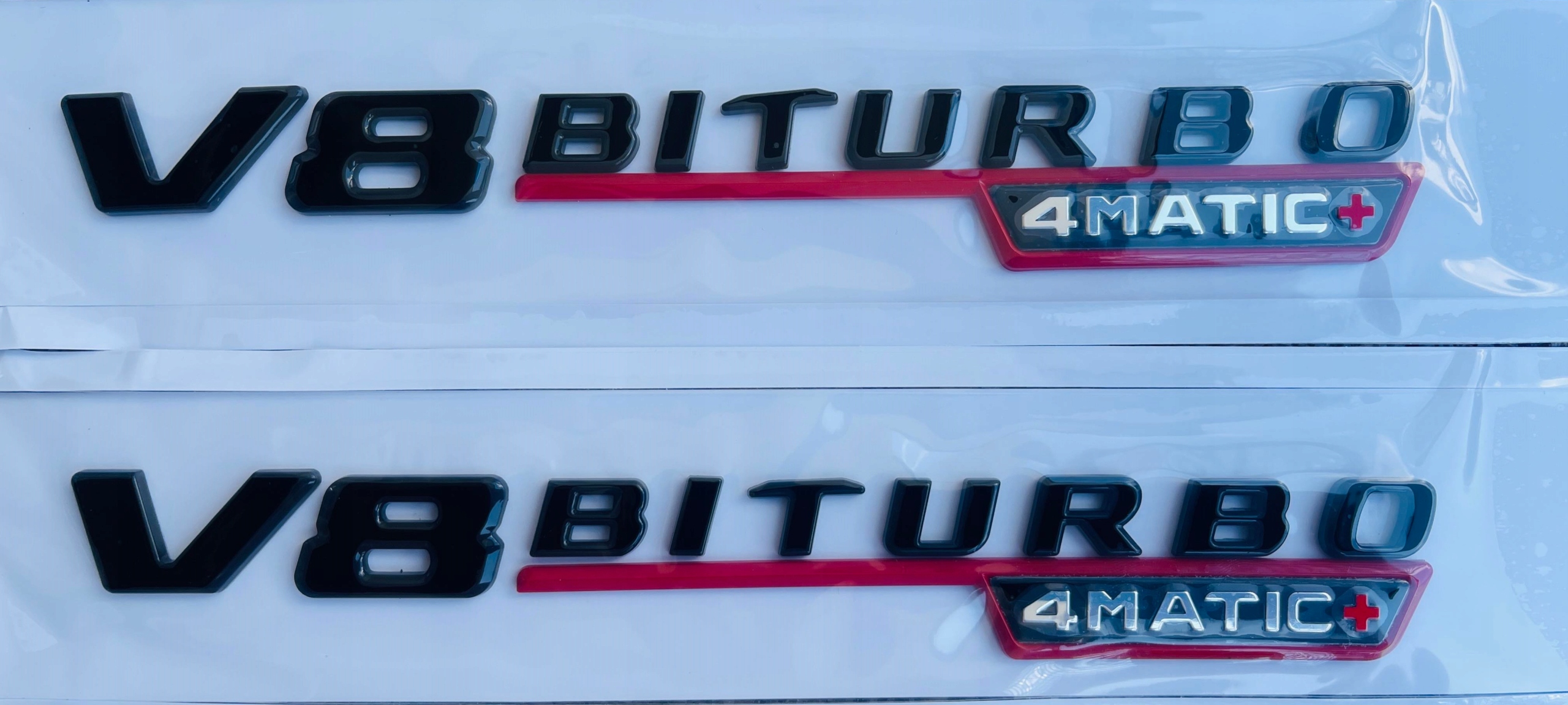 EMBLEMAT NAPIS ZNACZEK Mercedes na błotnik V8 Biturbo 4M+ Marka Inna