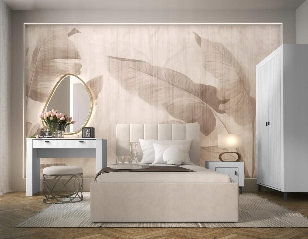 Nowoczesna Komoda z Kominkiem 177 cm Biała 2D1SZ ROSA DL 3 kolory Wysokość mebla 83 cm