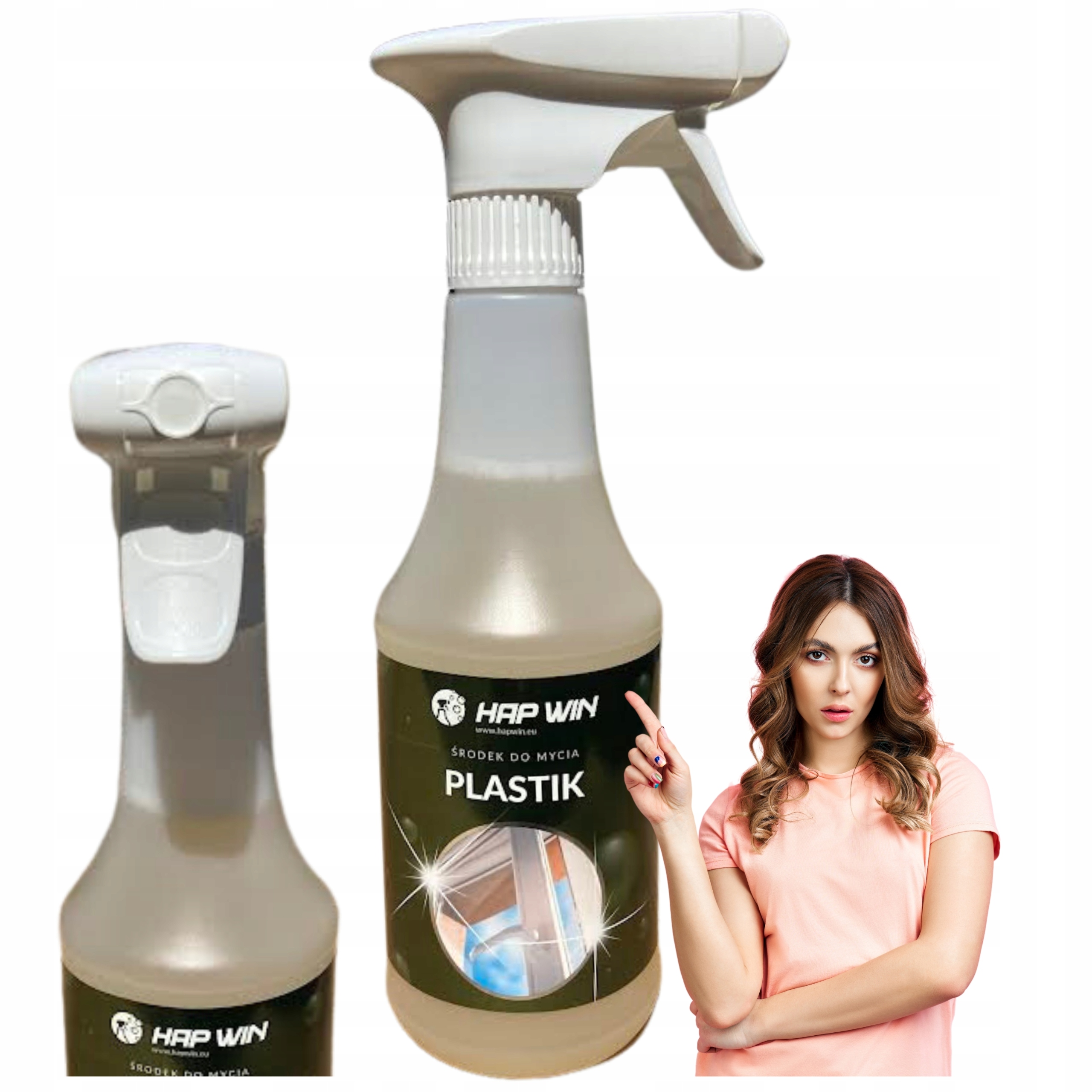 PŁYN DO RAM OKIENNYCH PLASTIKU PCV PLASTIK HAP WIN 500ml HapWin Wydajny