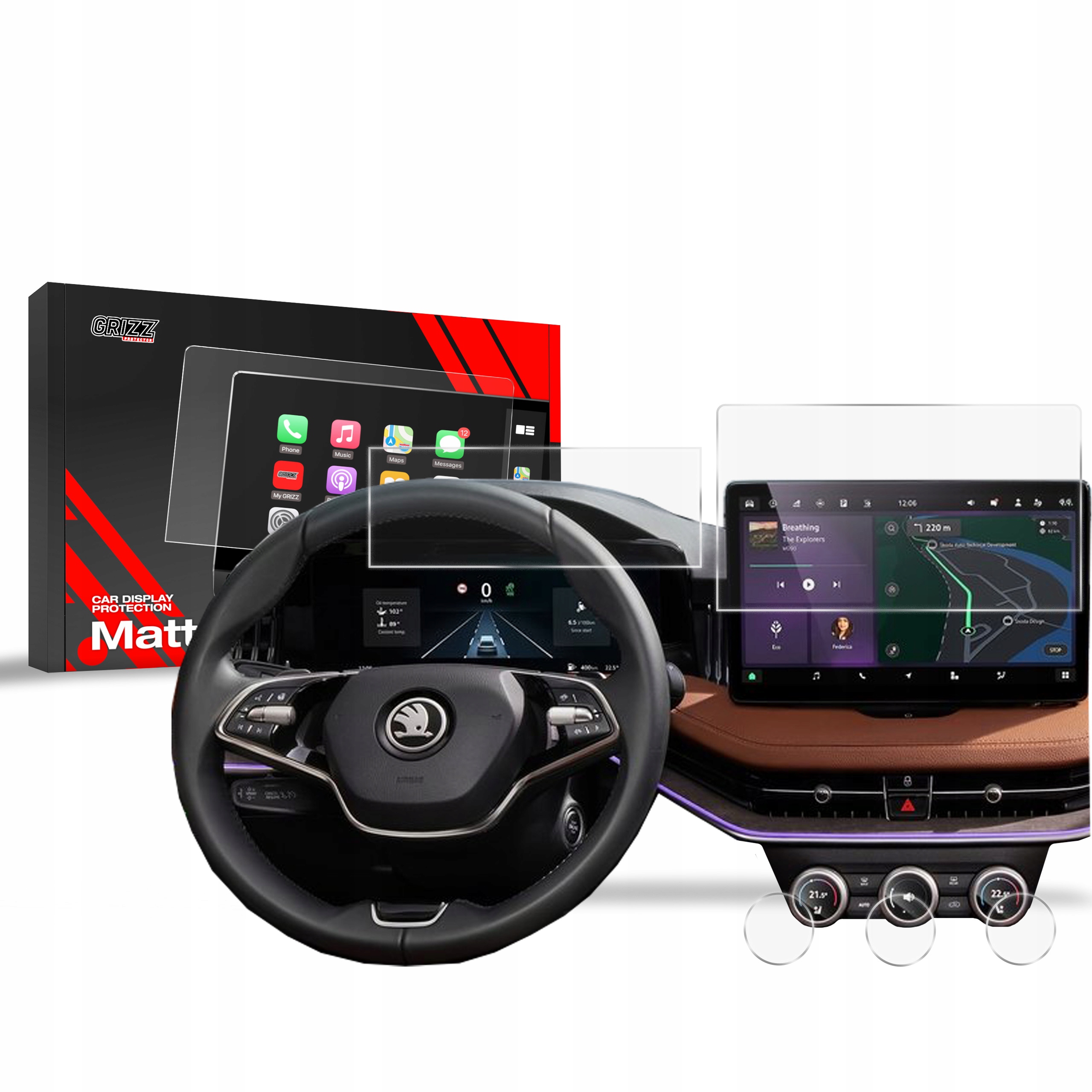 Folia Antyodciskowa 5w1 do Skoda Superb 4 13" (2024-2025)