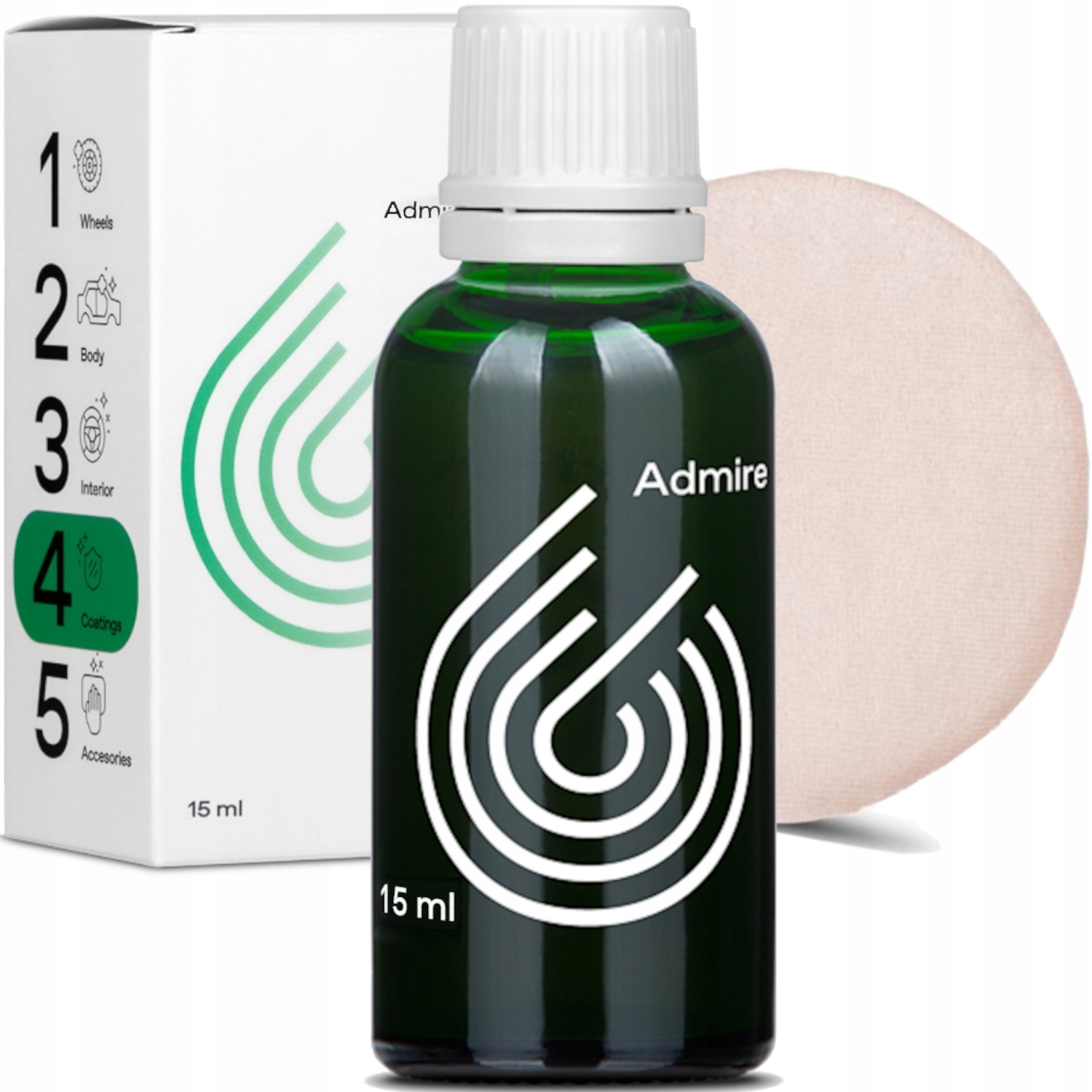 CLEANTLE ADMIRE POWŁOKA OCHRONNA DO AUTA 15 ML - TRWAŁOŚĆ DO 3 LAT