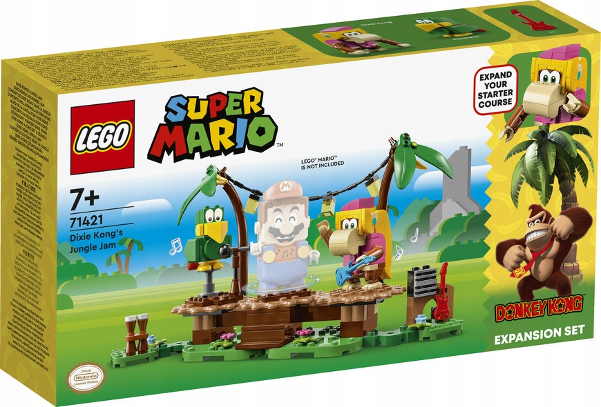 LEGO 71421 SUPER MARIO DŻUNGLOWY KONCERT DIXIE KONG