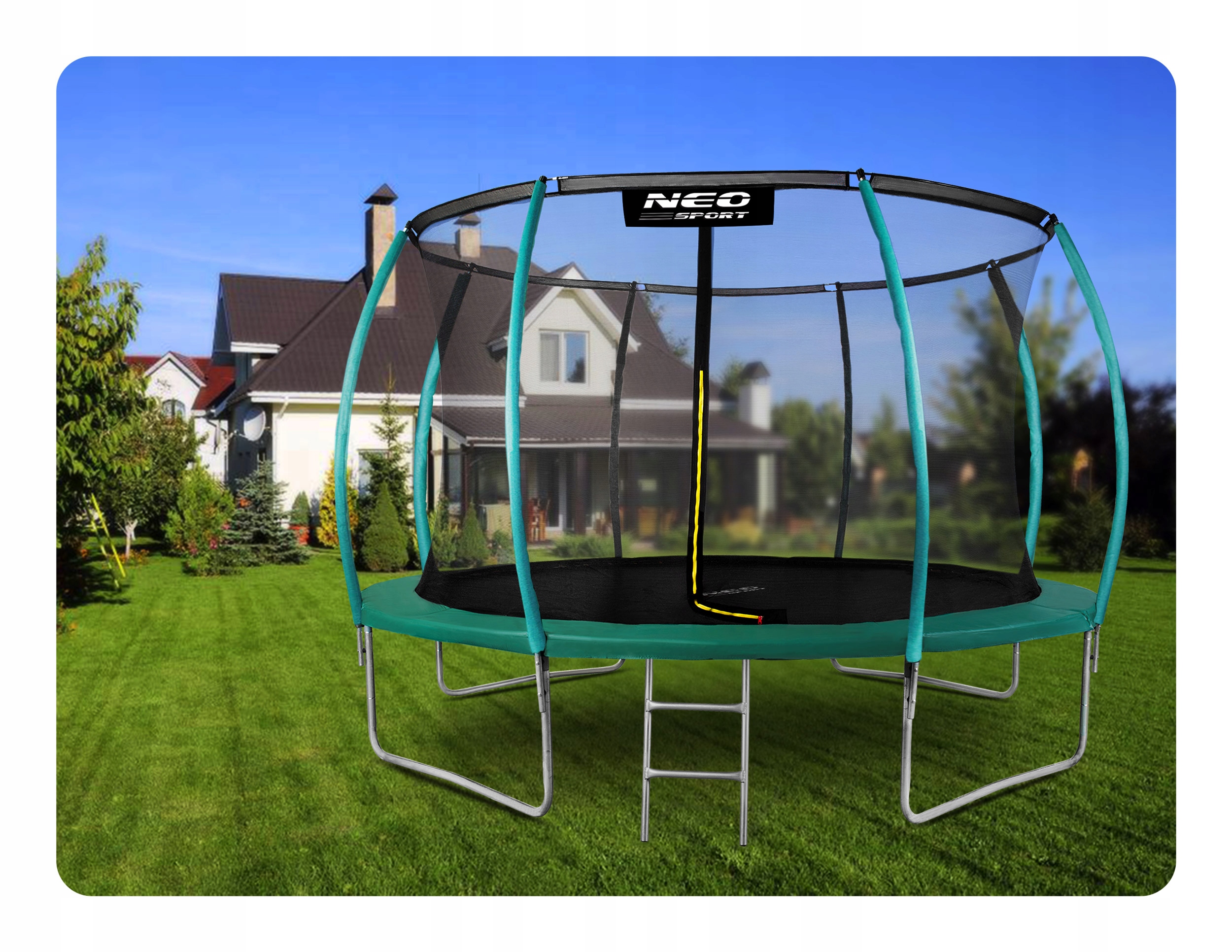 TRAMPOLINA OGRODOWA DLA DZIECI 374cm 12ft NEOSPORT Marka Neo-Sport