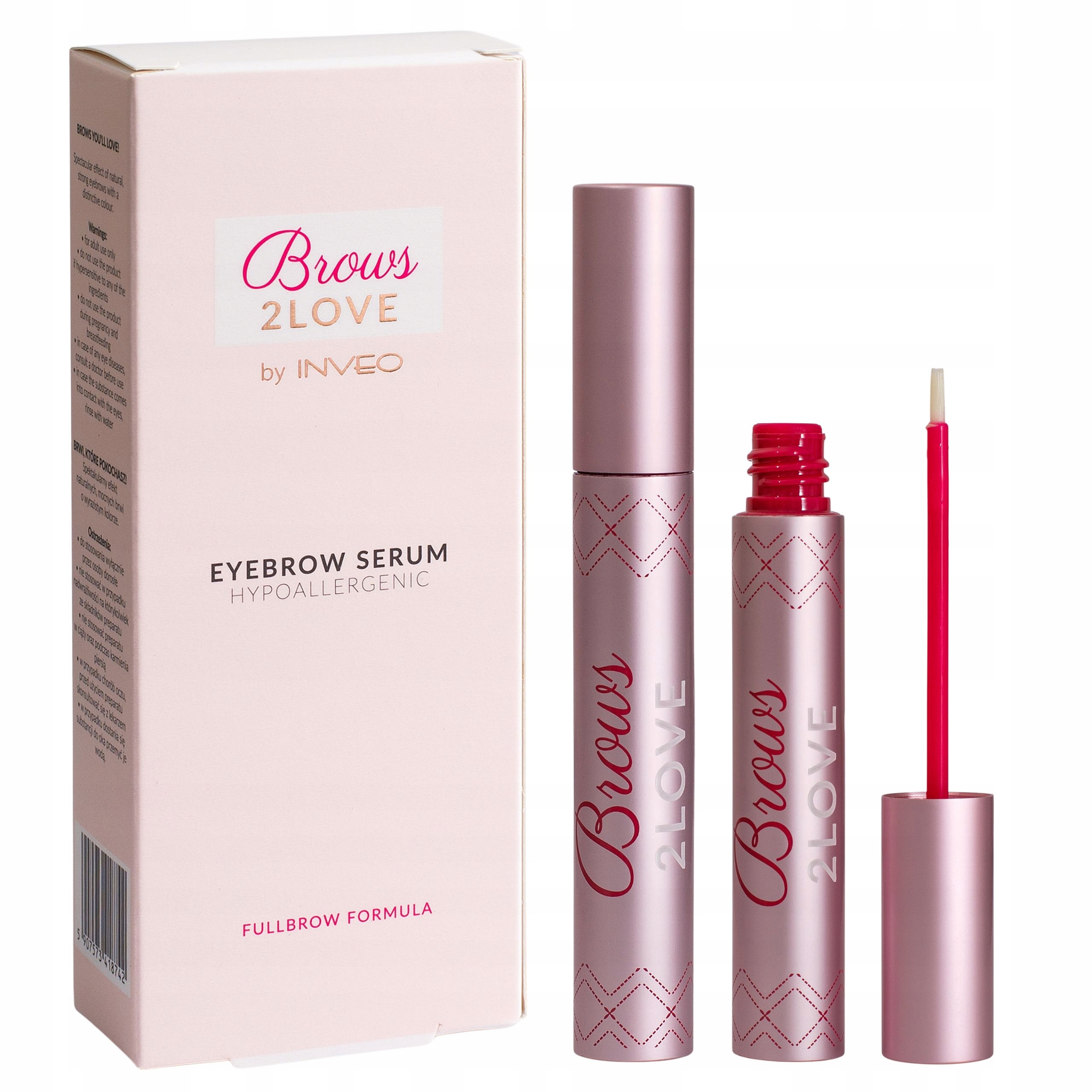 Sérum Na Růst Obočí Kondicionér Na Obočí Sérum Bez Bimatoprostu B2LOVE Inveo
