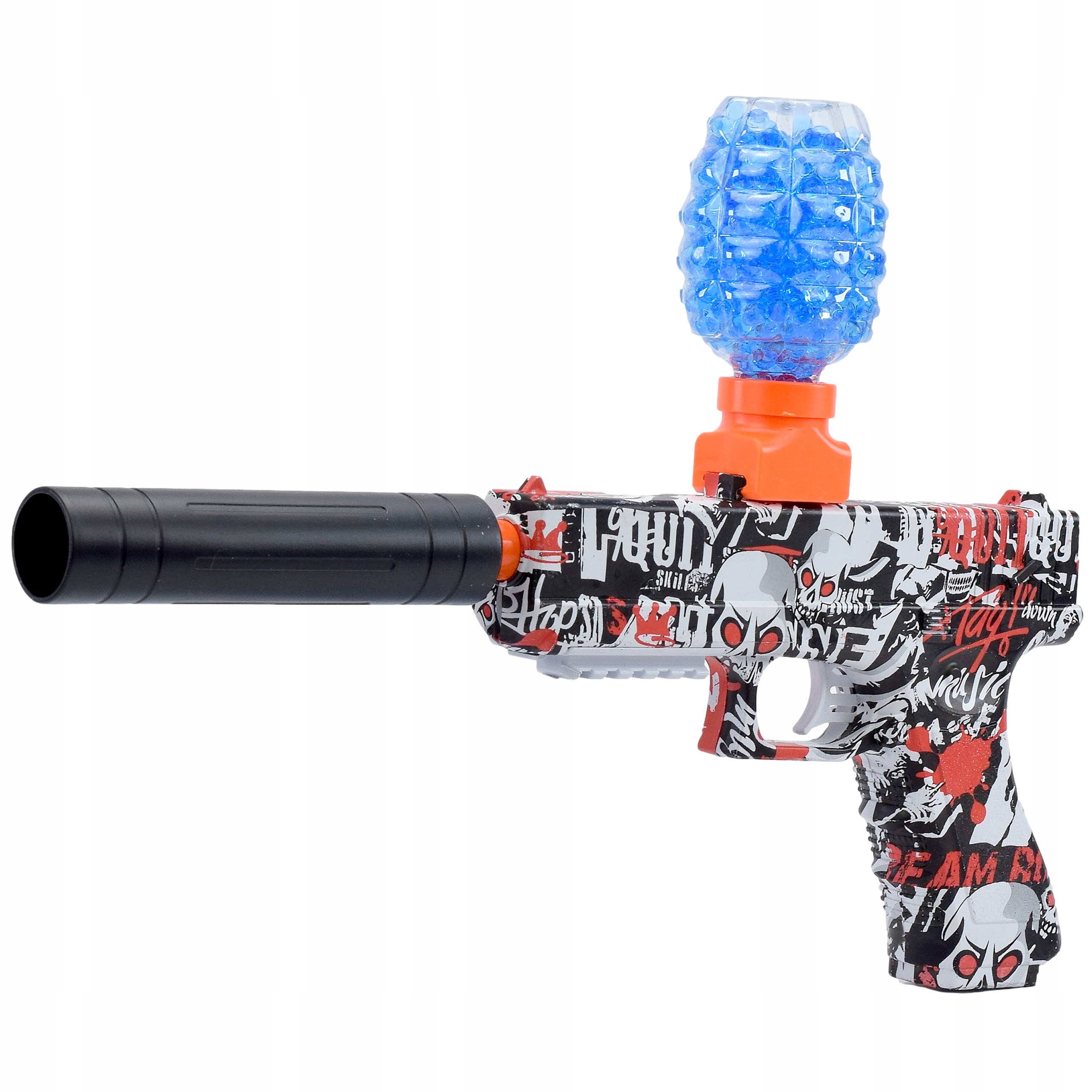 PISTOLET AUTOMAT KULKI ŻELOWE KARABIN GLOCK WIELKI pistolet na kulki Wiek dziecka 14 lat +