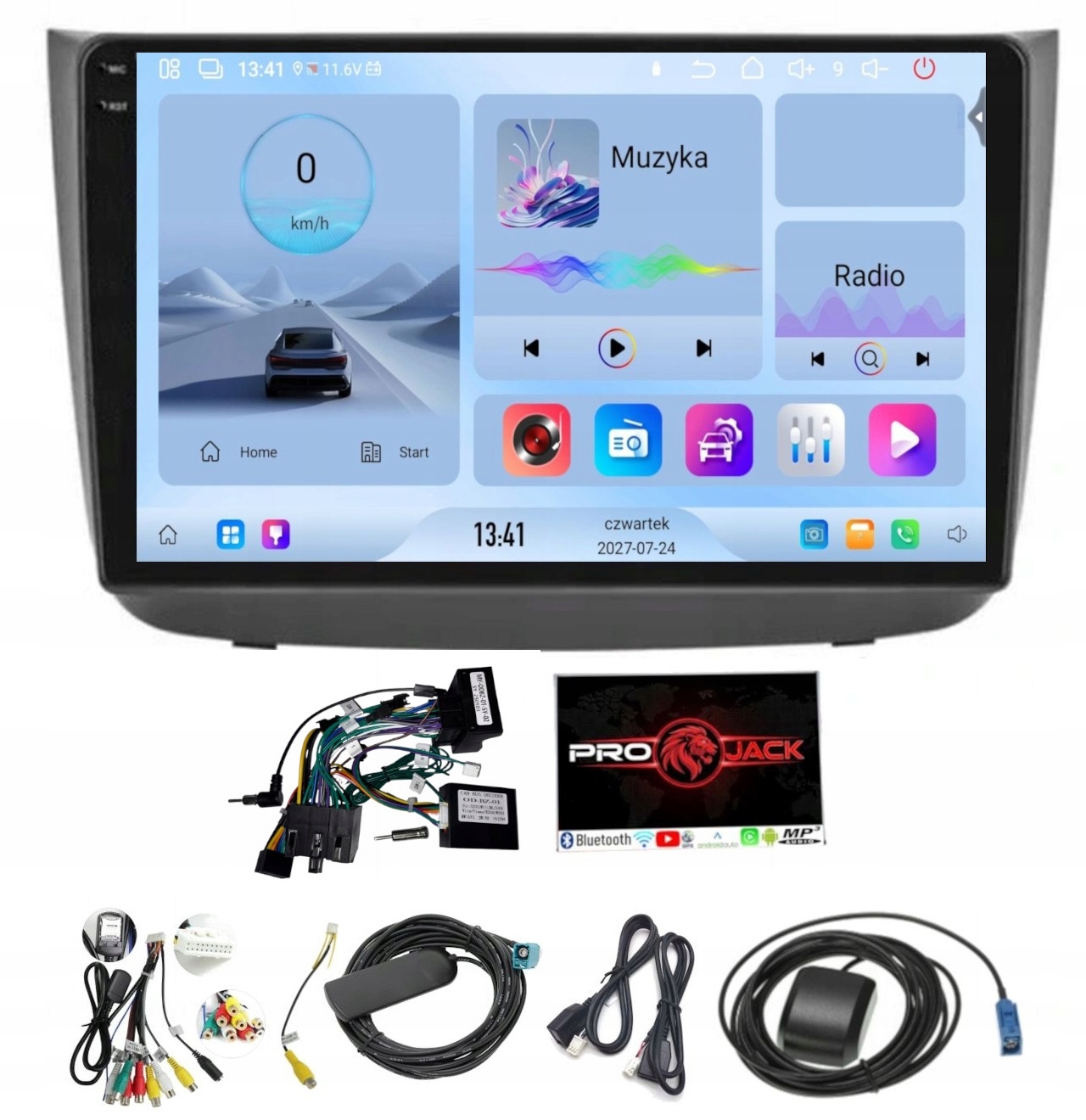 Rádio Navigace Android Auto Mercedes Vito 10-15 Viano 2004-2011 4/64GB Sim