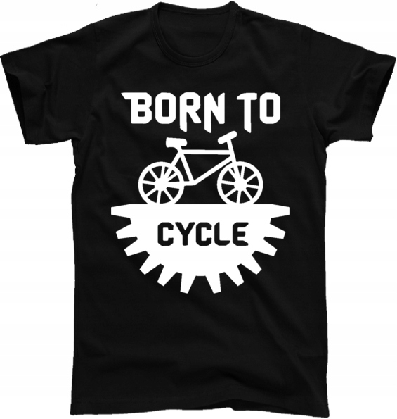 

Koszulka Rowerowa Na Rower Born to Cycle