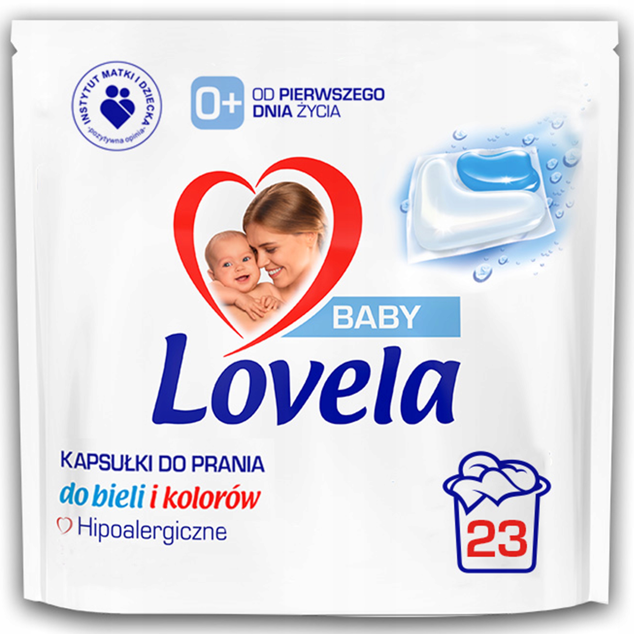 

Lovela Kapsułki Białe Kolor do Prania Dzieci 23szt