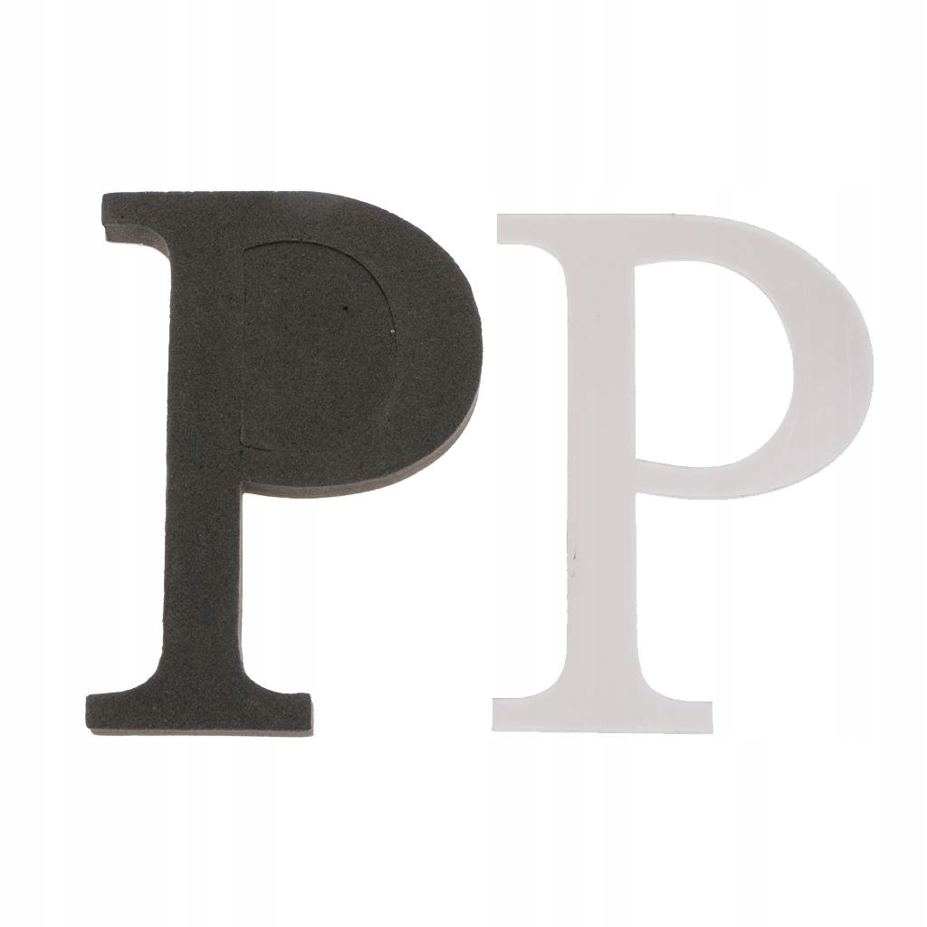 DIY Letters Decoration Letters Wall Sticker P Grubość 1 cm