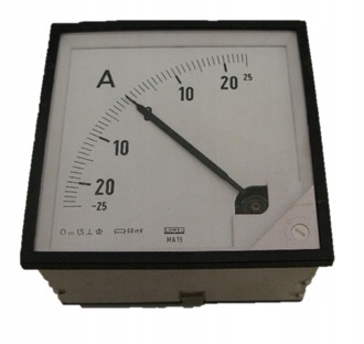 Amperomierz MA19 -25/0/+25