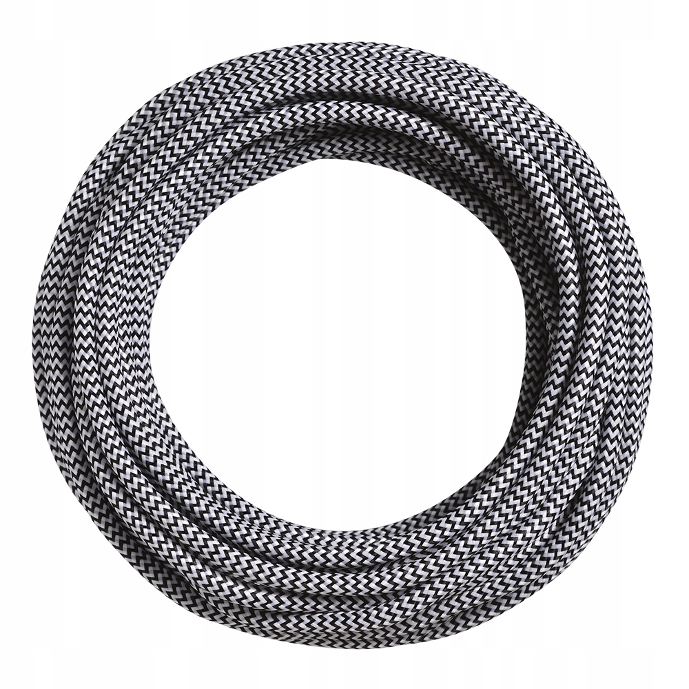 

Przewód w oplocie kabel 2x0,75 Zebra 1m