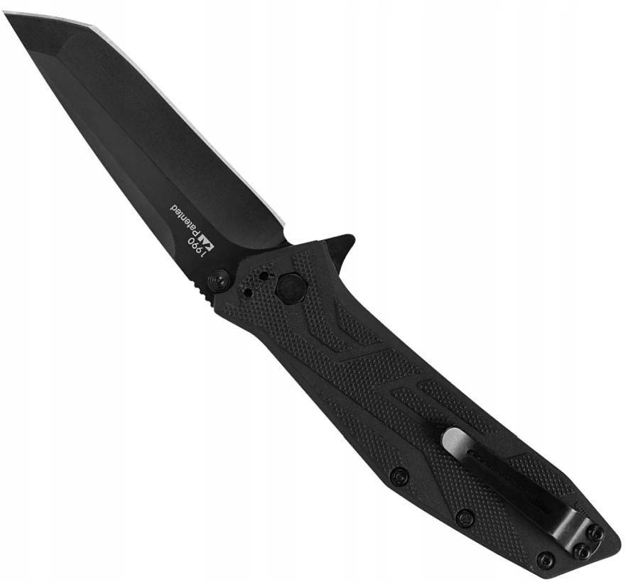 Taktický A Funkční Černý Nůž Kershaw Brawler 1990 Tanto