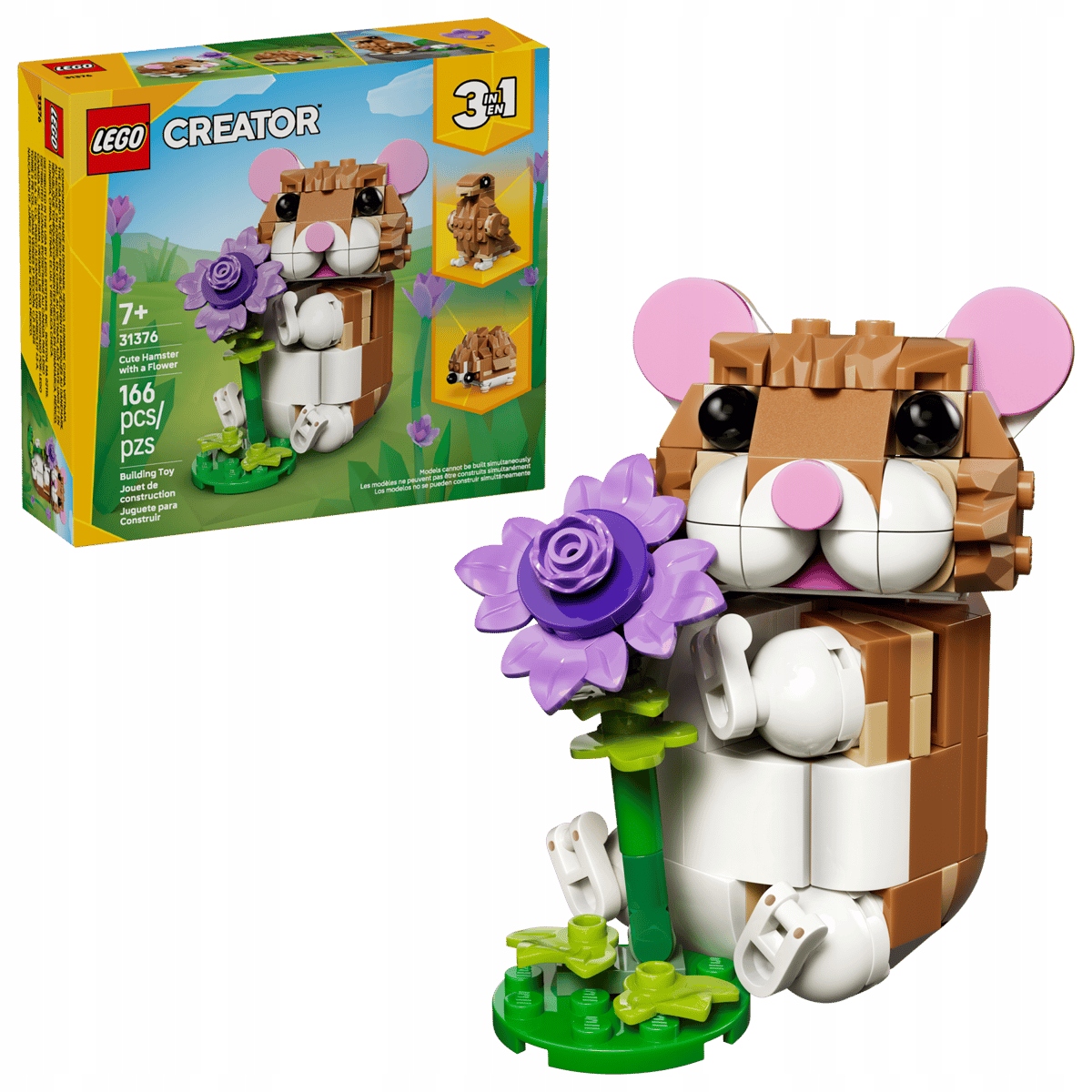 LEGO 31376 Creator Uroczy chomik z kwiatkiem