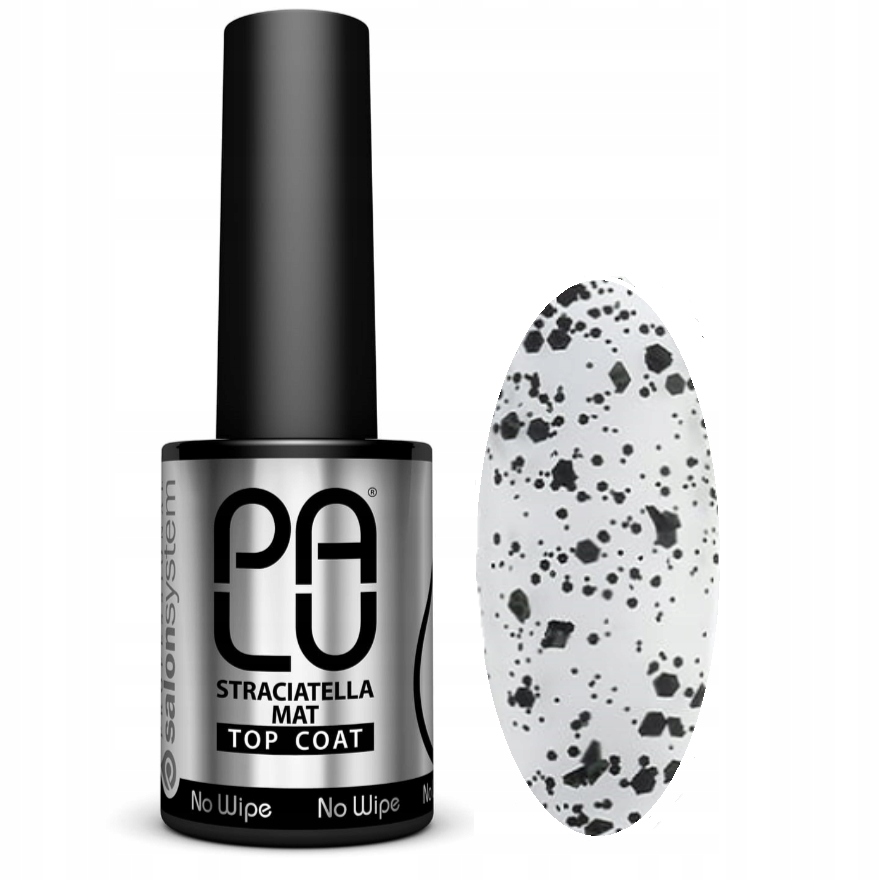 PALU Top hybrydowy do paznokci STRACIATELLA MATT No Wipe 11g