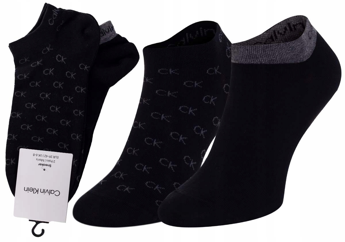 

Calvin Klein Skarpetki Stopki 2 Pary Black r.39-42