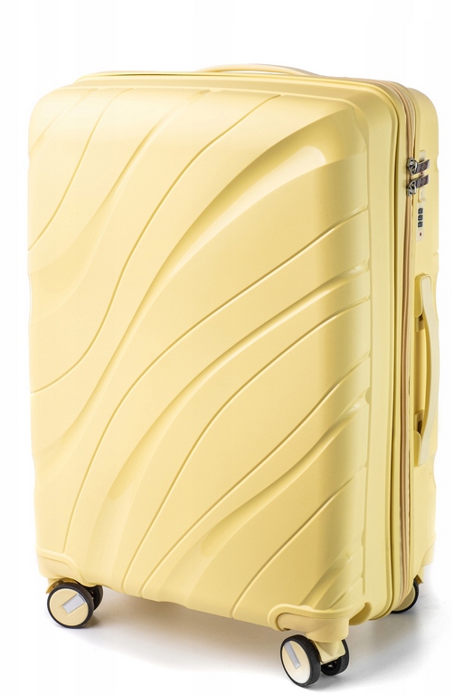 Walizka Kabinowa Bagaż Do Samolotu Polipropylen Tsa Żółty
