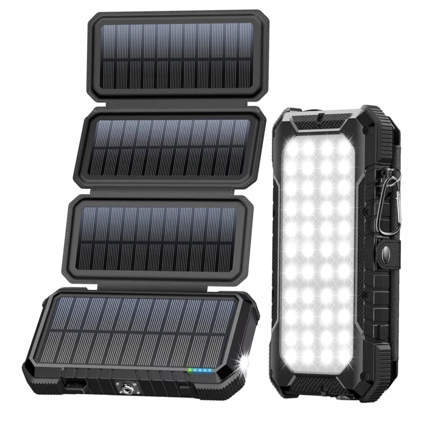 Solárna Powerbanka Blavor PN-W12 Pro 20000MAH S Baterkou A Led Lampou Panely