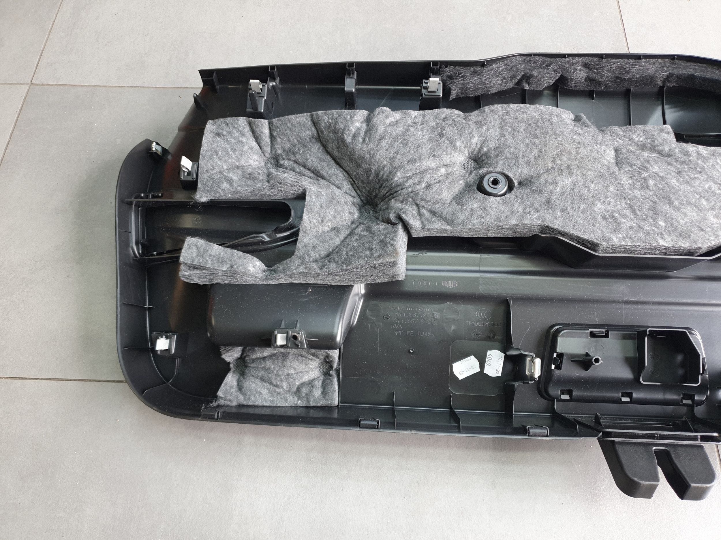 Audi A3 8Y HB upholstery bonnet boot 8Y4867979C