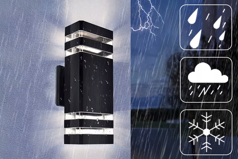 LAMPA LED NA ELEWACJE DOMU DWUKIERUNKOWA KINKIET GU10 ZEWNĘTRZNY GORA-DÓŁ Rodzaj gwintu GU10